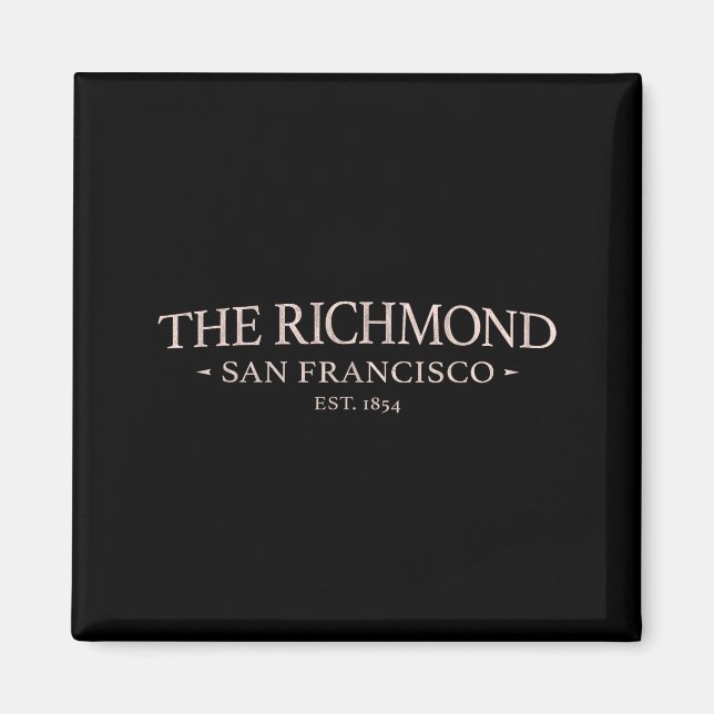 Imã O Richmond San Francisco - Distrito Simple Richmon (Frente)