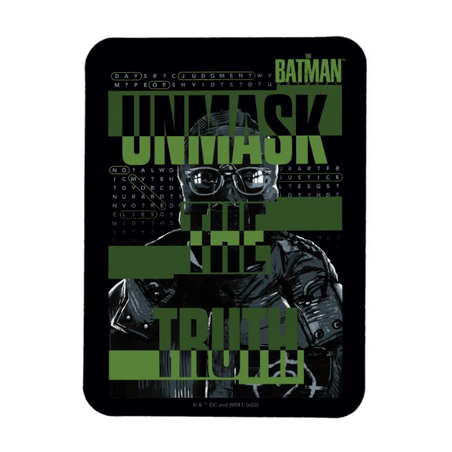 Ímã O Riddler - Desmascarar A Verdade (Vertical)