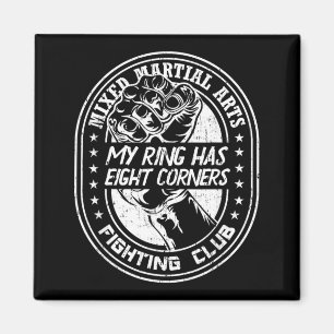 Imã O ringue tem oito cantos Octógono MMA Artes Marcia