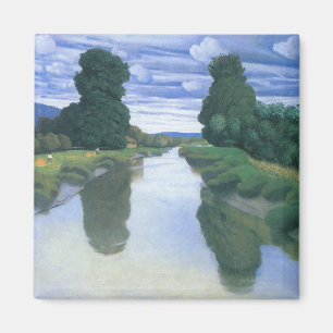 Imã O Rio em Berville por Felix Vallotton, Arte Fino