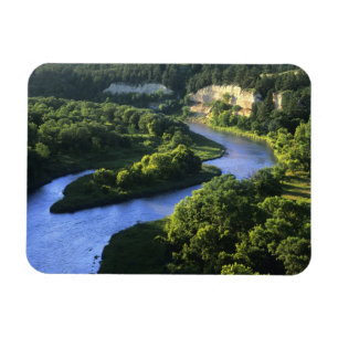 Ímã O rio Niobrara perto de Valentine Nebraska