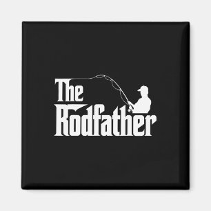 Imã O Rodfather Pai Divertido de Pesca Humor