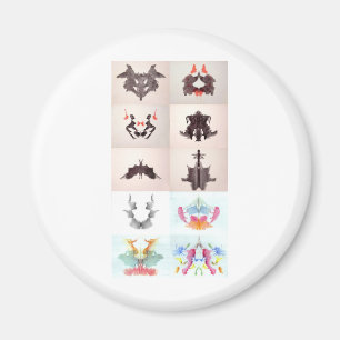 Imã O Rorschach Test Ink Blots 10 Placas 1-10