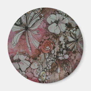 Imã O rosa bonito floresce o ímã