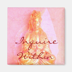 Imã O rosa inquire dentro do ímã