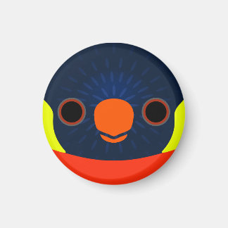 Imã O rosto de um lorikeet Sunset