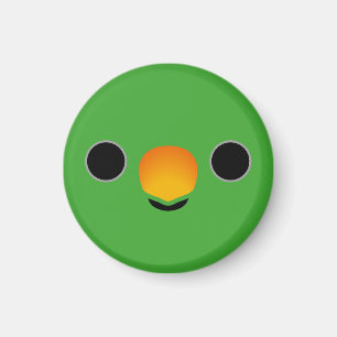 Imã O rosto de um papagaio Eclectus (Homem)