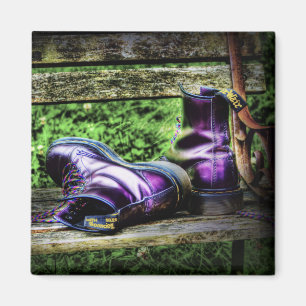 Imã O roxo carreg o ímã