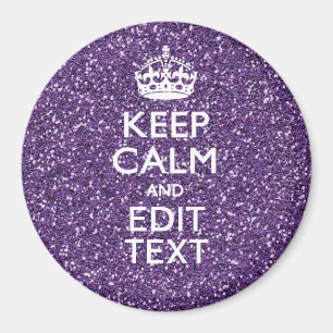 Imã O roxo do encanto mantem a calma personalizada