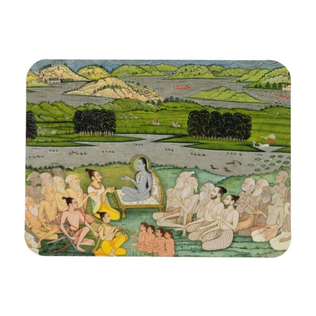 Ímã O sábio Shuku Deva dirigindo-se ao Rei Parikhole e (Horizontal)