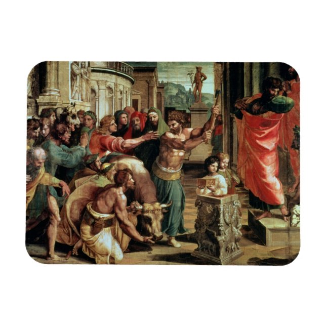 Ímã O Sacrifício em Lystra (desenho para a Sistina C (Horizontal)