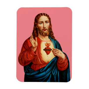 Ímã O Sagrado Coração de Jesus