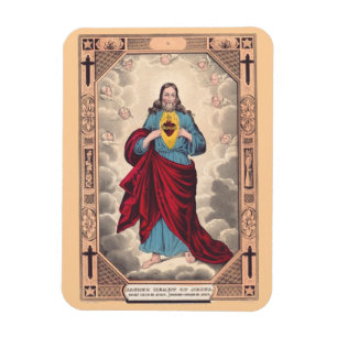 Ímã O Sagrado Coração de Jesus