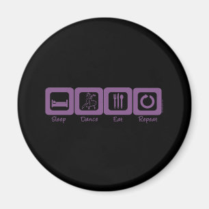 Imã O salão de baile do sono come a repetição