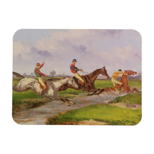 Ímã O Salto de Água: o Steeplechase do outono em Balla (Horizontal)