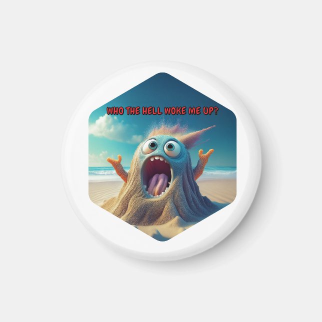 Imã O Sandman Diz: "Quem Me Acordou?" (Frente)