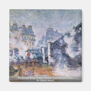 Imã O santo Lazare da estação de comboio da ponte de