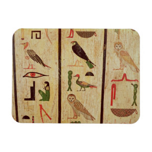 Ímã O sarcófago de Psamtik eu (664-610 BC) detalho o