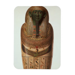 Ímã O sarcófago de Psamtik mim (664-610 BC) tarde por