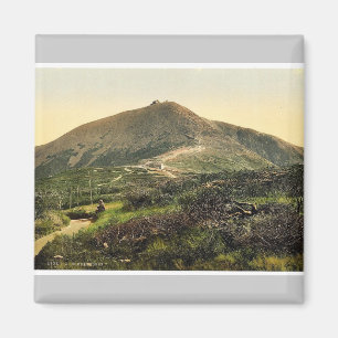 Imã O Schneekoppe, com Kammpartie, Riesengebirge, G