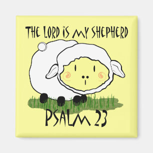 Imã O SENHOR é meu pastor Salmo 23 Camiseta infantil -
