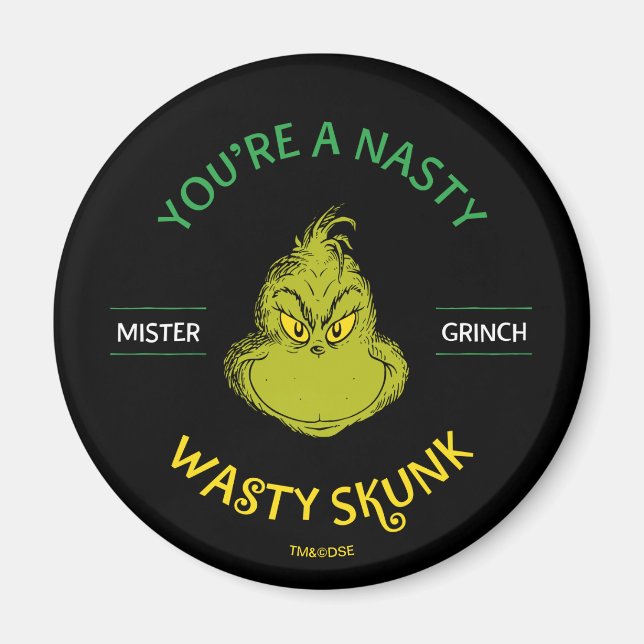 Imã O Senhor Grinch | Você é um Gambá Nojento e Sujo (Frente)