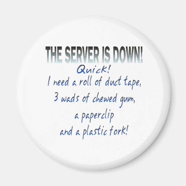 Imã O servidor está inativo (Frente)