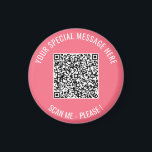 Imã O seu código QR e o ímã de texto personalizado esc<br><div class="desc">Escolha Cores e Fontes - Design seus próprios ímãs personalizados com suas informações de verificação de código QR e Promocional de texto personalizado Business ou Modern Personal Magnet / Gift - Adicionar seu código QR - Imagem - Foto ou logotipo / e texto - Nome ou outras informações / mensagem...</div>