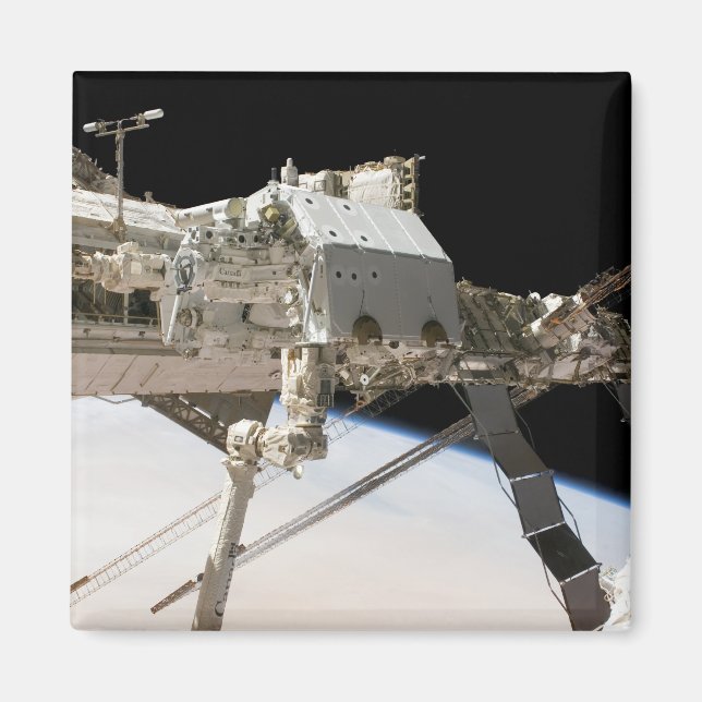 Imã O sistema robótico Dextre construído no Canadá (Frente)