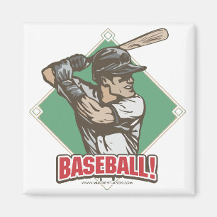 Imã O slugger do diamante de basebol ostenta a