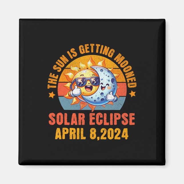 Imã O Sol Está Chegando À Lua Da Chase Solar 2024 (Frente)