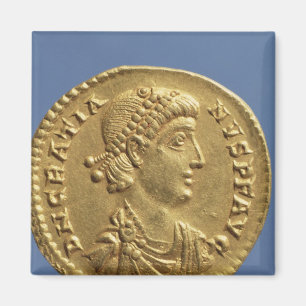Imã O Solidus de Gratian drapejou