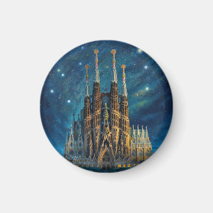 Imã O Sonho Estrelado de Gaudi   Barcelona Sagrada Fam
