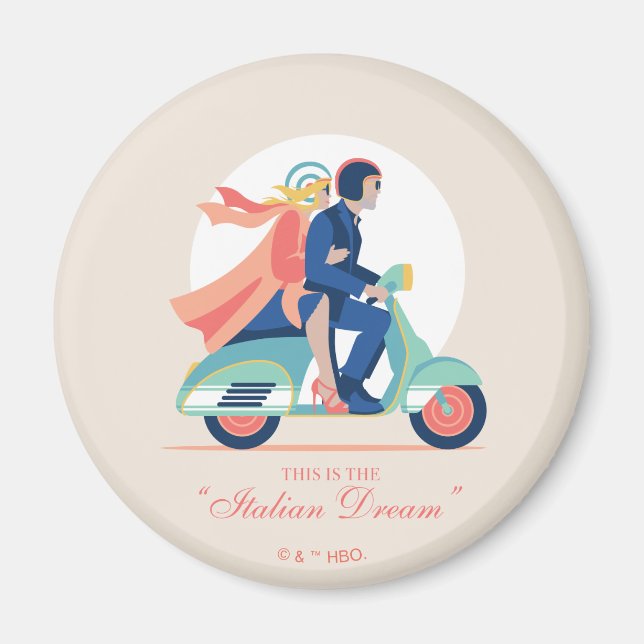 Imã O Sonho Italiano - O Lotus Branco (Frente)