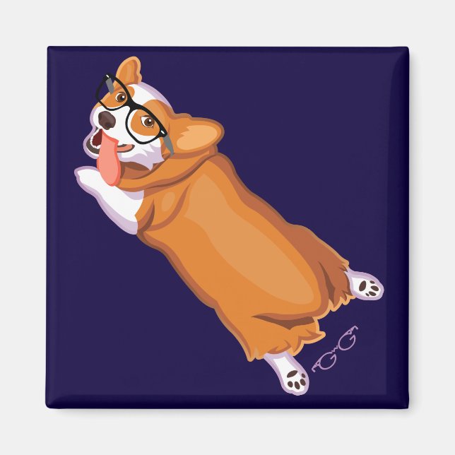 Imã O Sploot do Corgi (Frente)