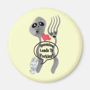 Imã O Spooning conduz ao Forking