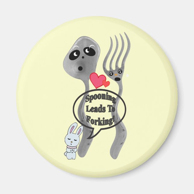 Imã O Spooning conduz ao Forking (Frente)