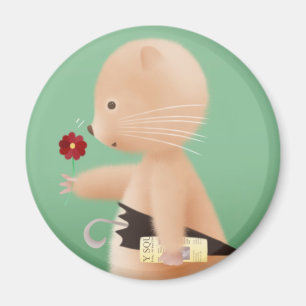 Imã O Sr. Hamster vai trabalhar