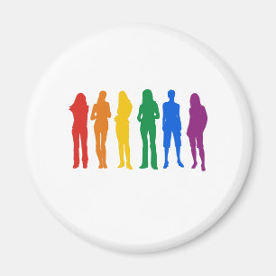 Imã O t-shirt das mulheres do orgulho gay
