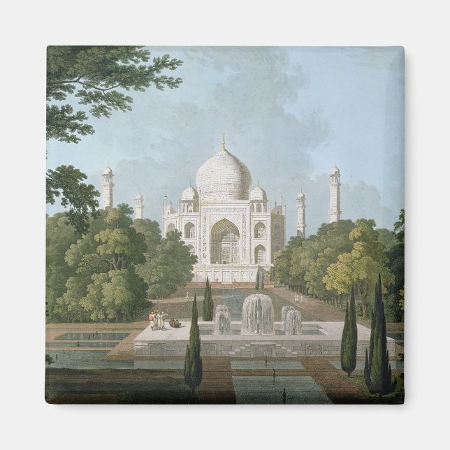 Imã O Taj Mahal, Agra, do Jardim (Frente)