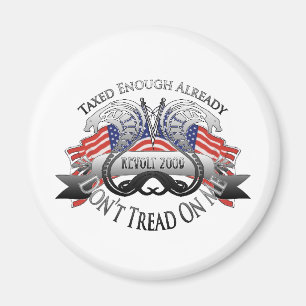 Imã O tea party serpenteia o ímã