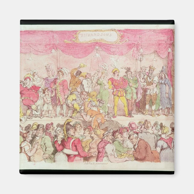 Imã O teatro de Richardson, publicado pela Ackermann (Frente)