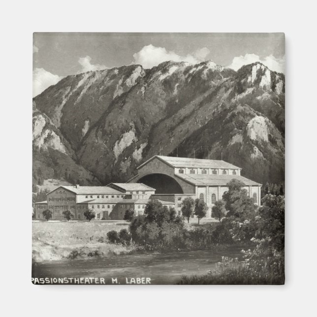 Imã O Teatro em Oberammergau, 1930 (Frente)