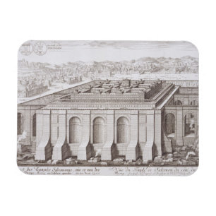 Ímã O templo de Solomon, Jerusalem, 'de Entwurf ei