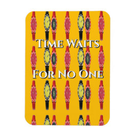 Ímã O Tempo Espera Por Nenhum Frigorífico