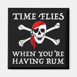 Imã O tempo voa quando você está tendo rum