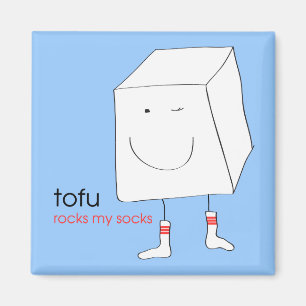 Imã O Tofu balança minhas meias - ímã
