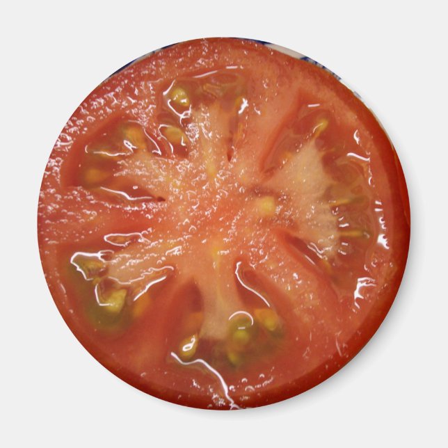 Imã O Tomate Fatia Perfeito (Frente)
