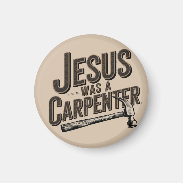 Imã O Trabalho do Cristo, Jesus era um carpinteiro (Frente)