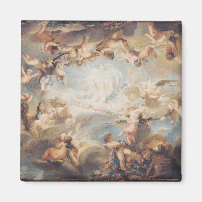 Imã O triunfo de Cupido sobre todos os deuses, 1752 (Frente)